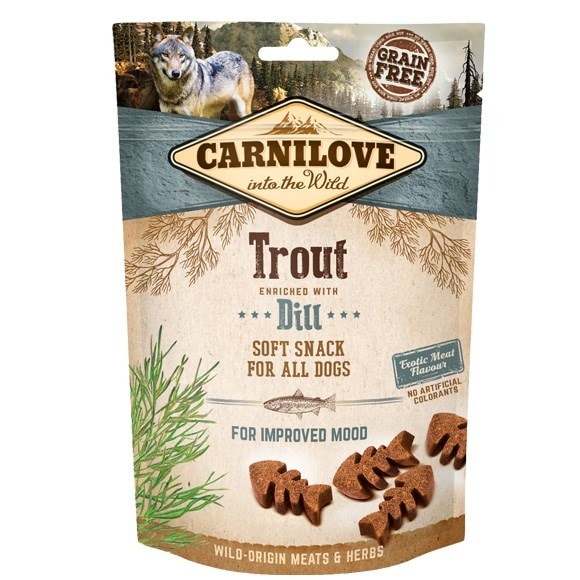 Carnilove Snack Trout Enriched & Dill - Dog treat with trout and dill 200 g