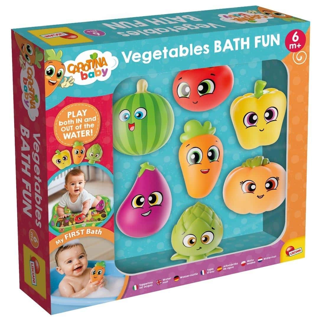 Carotina baby vegetable bath toy - cheerful vegetables make bathing more enjoyable