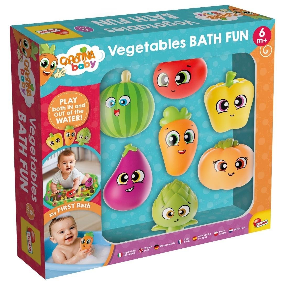 Carotina baby vegetable bath toy - cheerful vegetables make bathing more enjoyable