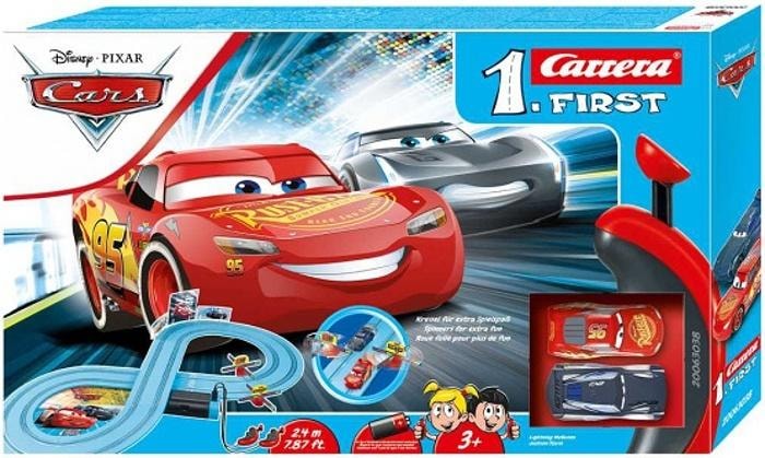 Carrera Race Track First Disney Pixar Cars Power Duell - Lightning McQueen & Storm