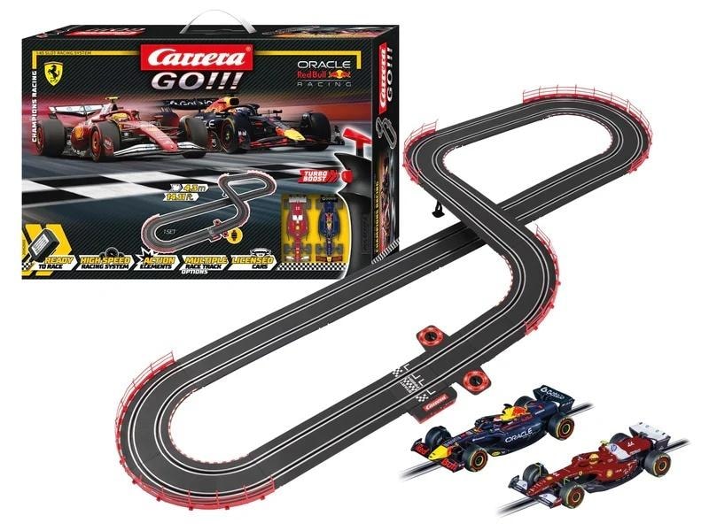 Carrera GO!!! Champion's Racing - 4.3m Race Track - Feel the Adrenaline!