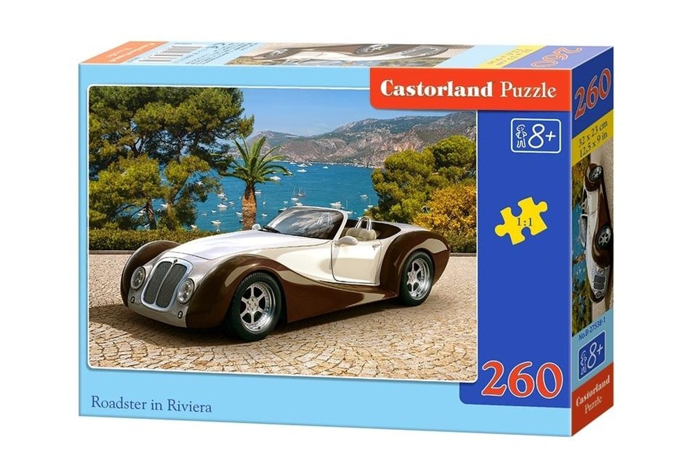 Castorland Puzzle 260 elementów - Roadster, 35x33cm