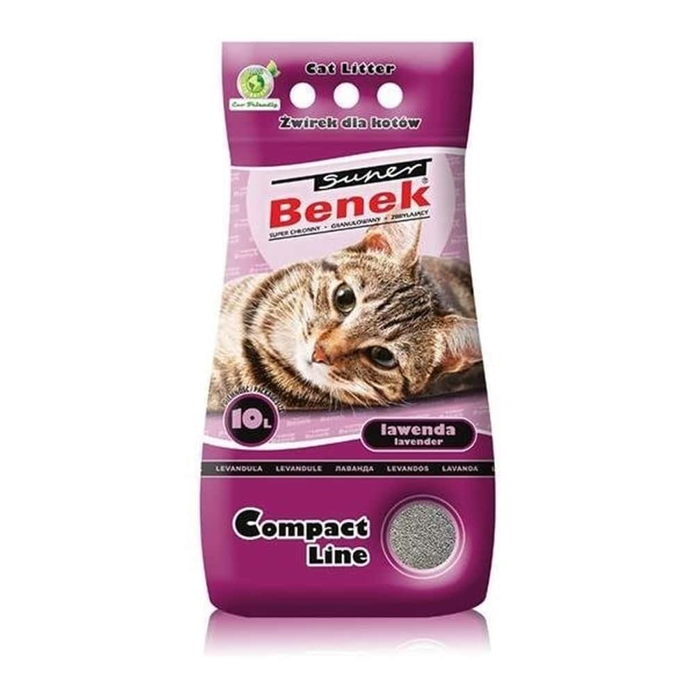 CERTECH Super Benek Compact Lavender - clumping cat litter 10l