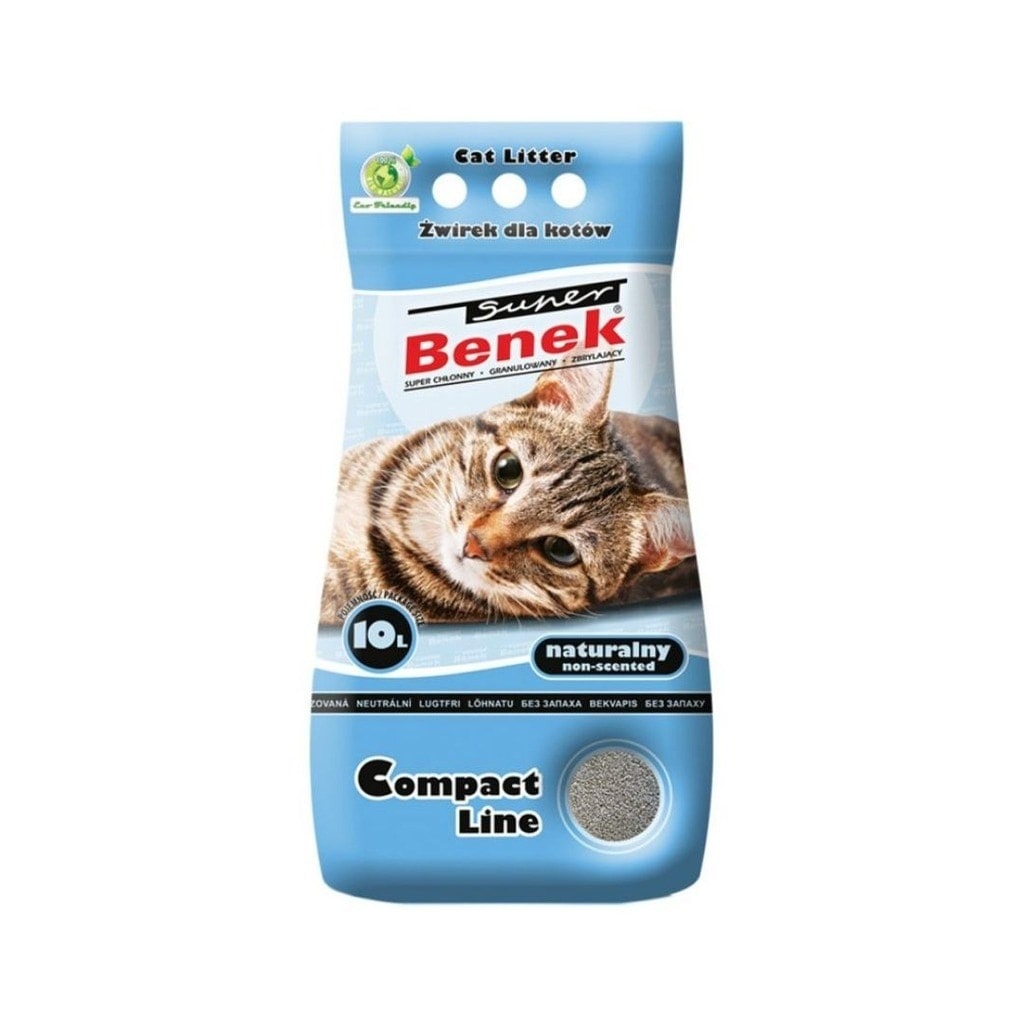 CERTECH Super Benek Compact Natural - Clumping Cat Litter 10l - natural and efficient