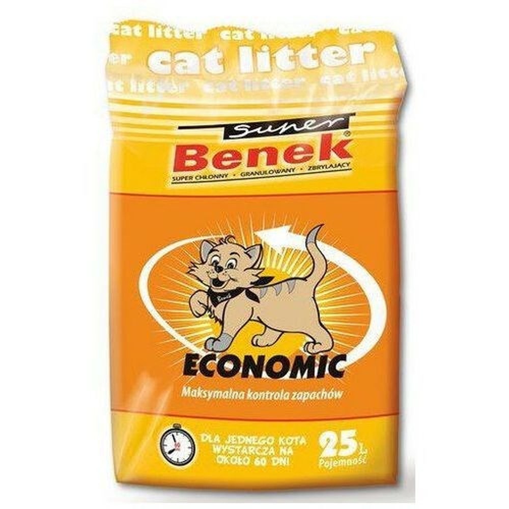 Certech Super Benek Economic - Clumping cat litter 25 l - comfort and hygiene