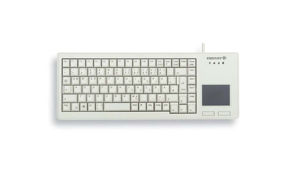 CHERRY XS Touchpad - Universal USB QWERTZ Keyboard German Grey