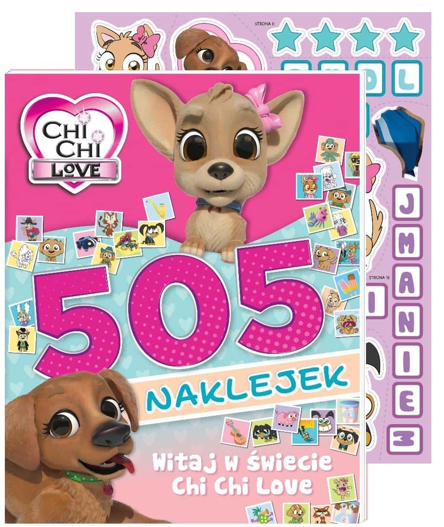 Chi Chi Love - Book with 505 stickers and games for children