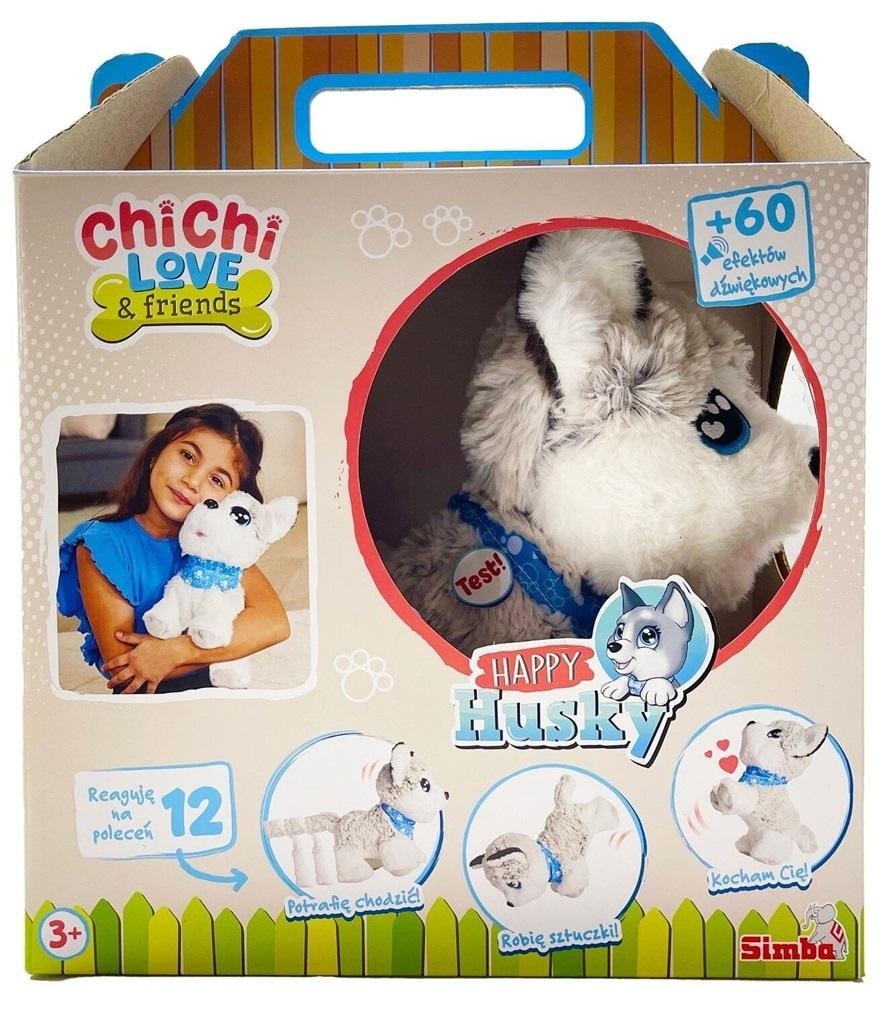 Simba Interactive Husky puppy responding to voice commands 41.5 cm