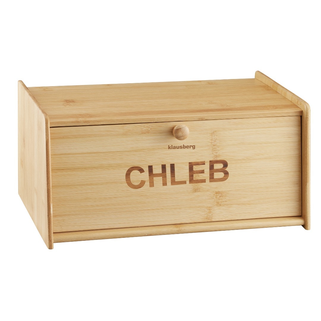 Klausberg Bamboo Bread Box - natural and stylish addition to the kitchen