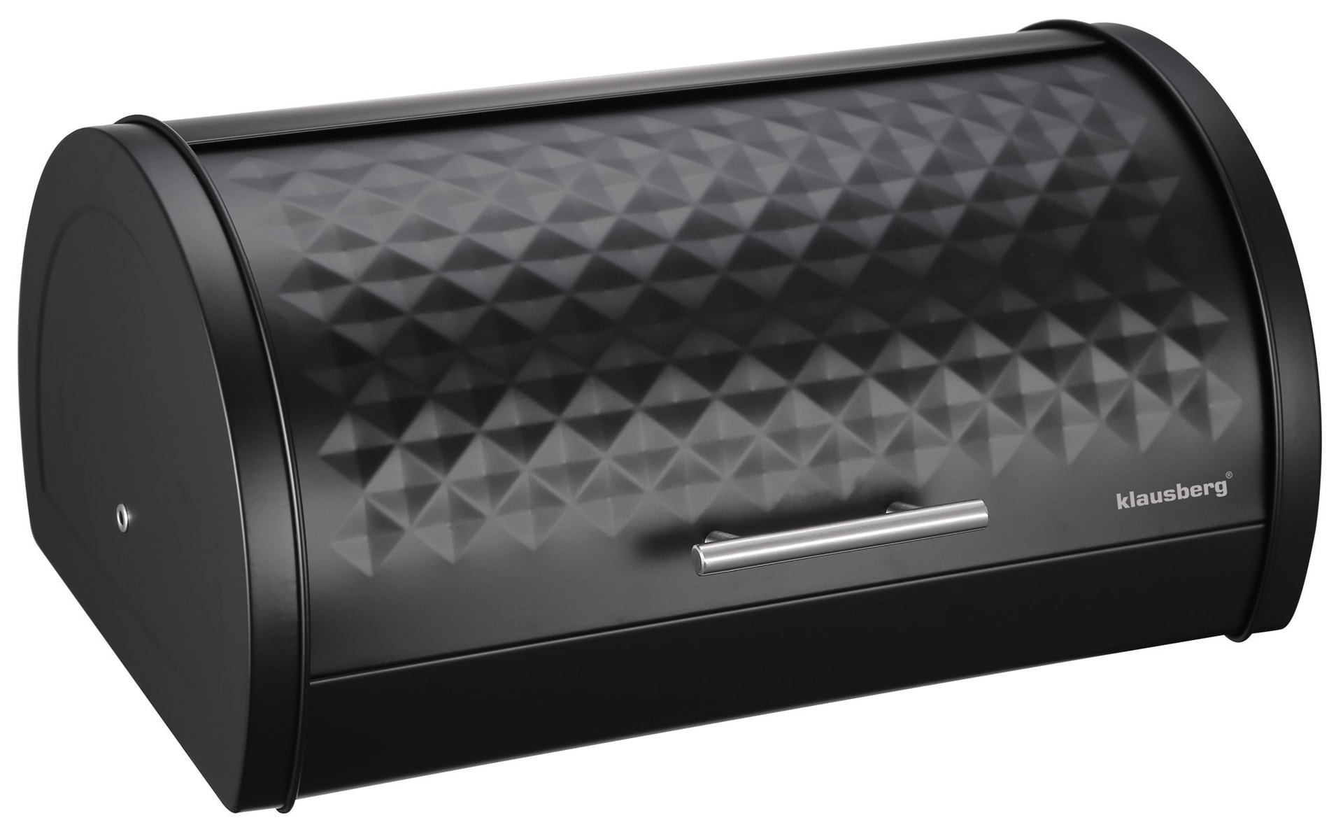 Klausberg Steel Bread Bin black - elegant addition to your kitchen