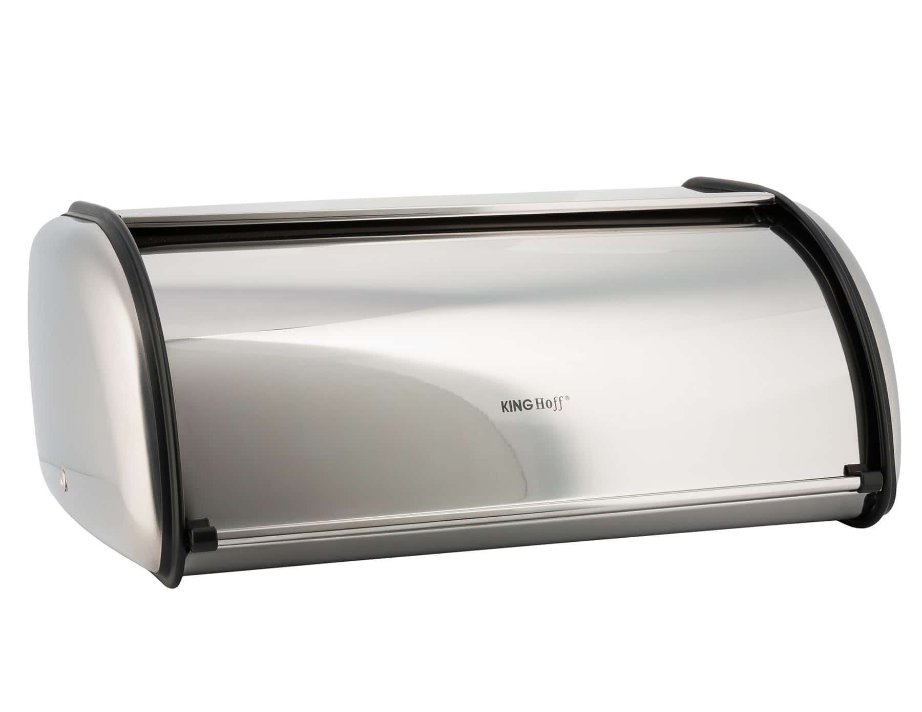 Kinghoff Steel bread bin silver - ideal for storing bread