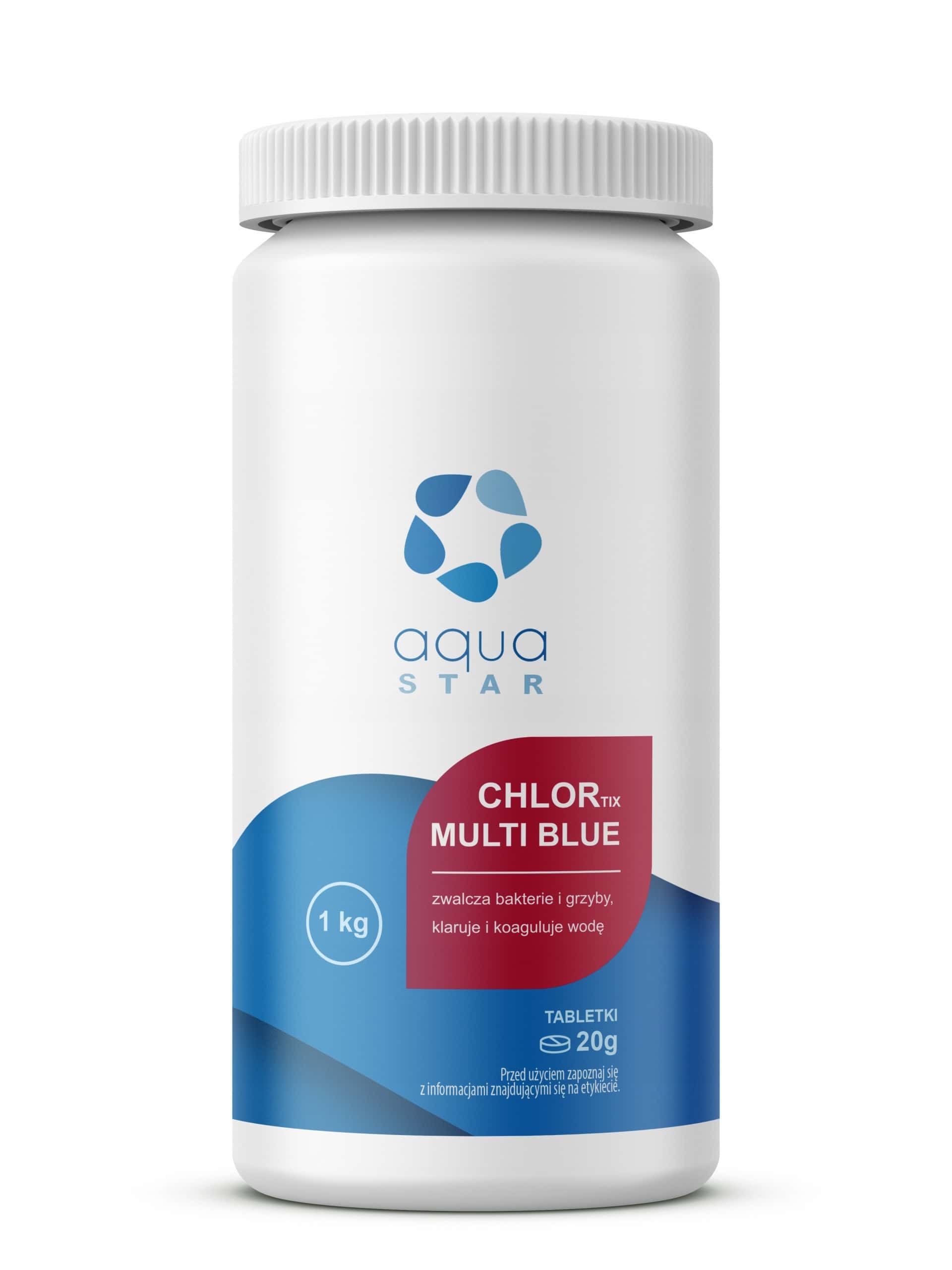 Chlortix Multi Blue 1kg - Pool Tablets - clean water effortlessly
