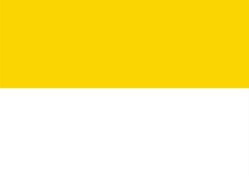 Papal Flag - White and yellow flags 20 pieces, ideal for celebrations