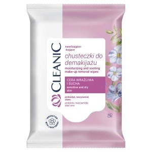 Cleanic Makeup Remover Wipes - 10 pieces for gentle skin