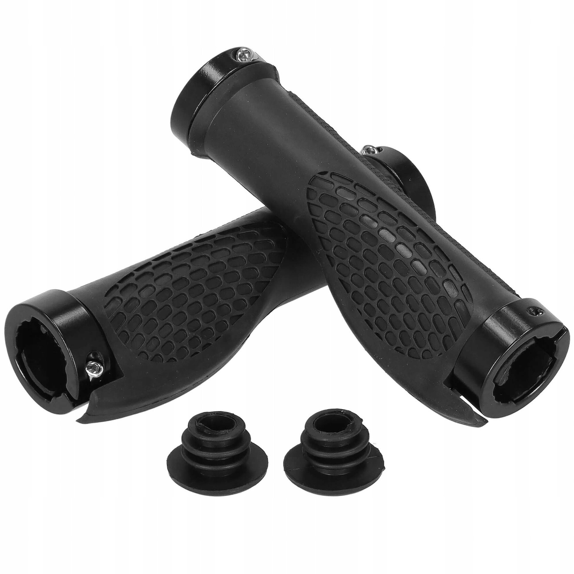 Smooth Bicycle Grips 13cm - Black, comfortable for children - Comfort and Safety
