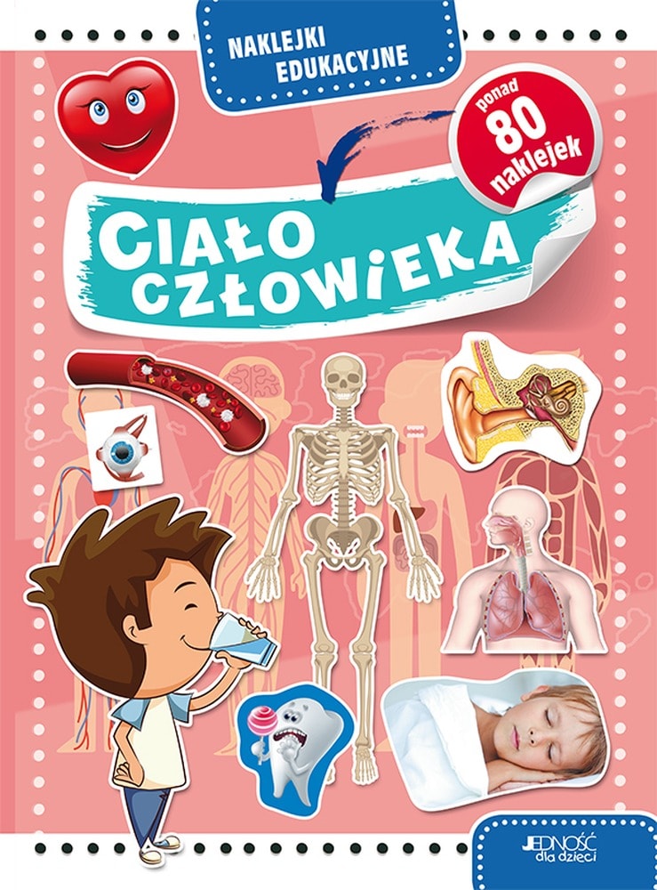 Educational stickers Human body - discover anatomy through play