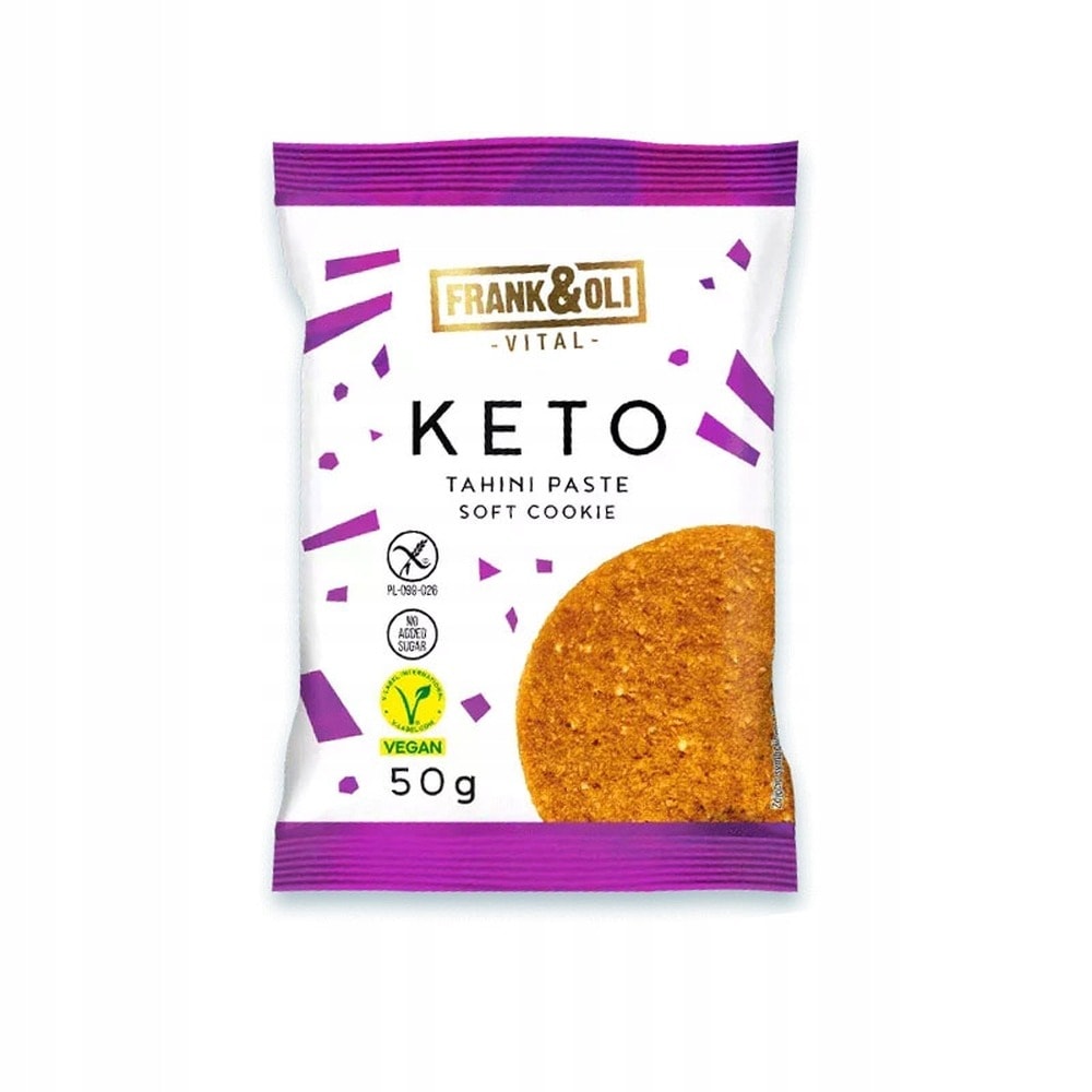 Frank Keto cookie with tahini - healthy snack 50 g