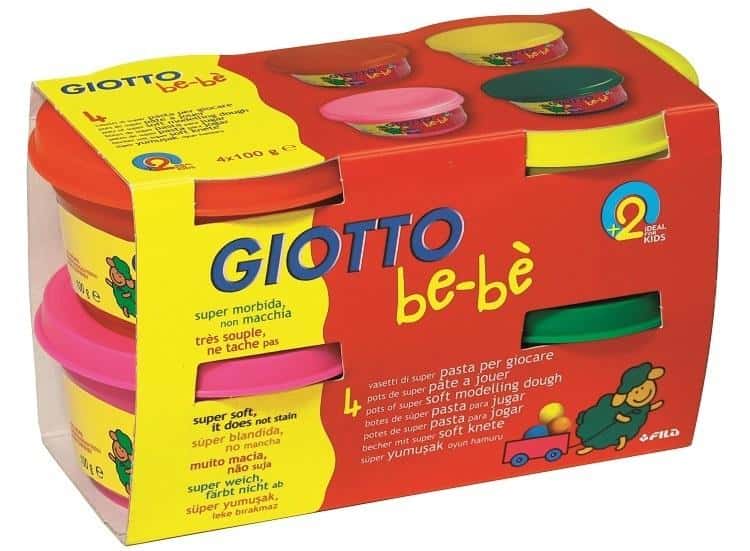 Giotto Bebe Modeling clay for children - 4 x 100g creative fun