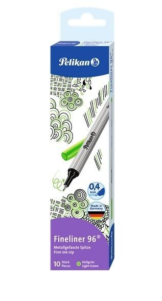 Pelikan Fineliner 96 - Fineliner 0.4 mm light green 10 pieces