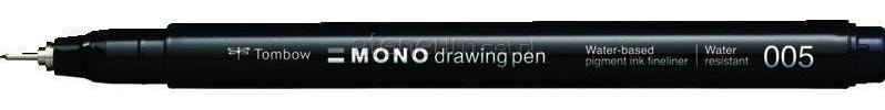 Tombow Mono Drawing Pen - Black fineliner 0.2 mm for drawing