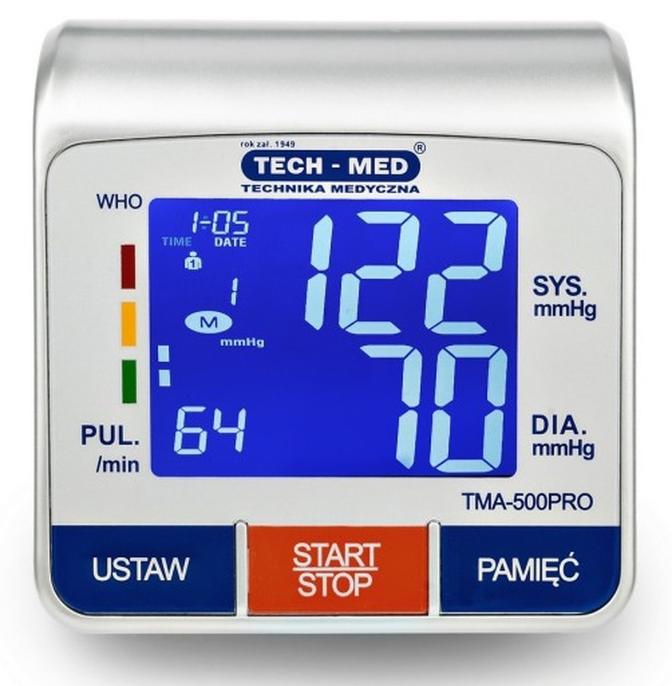 TMA-500PRO Blood Pressure Monitor - accurate measurement with power supply