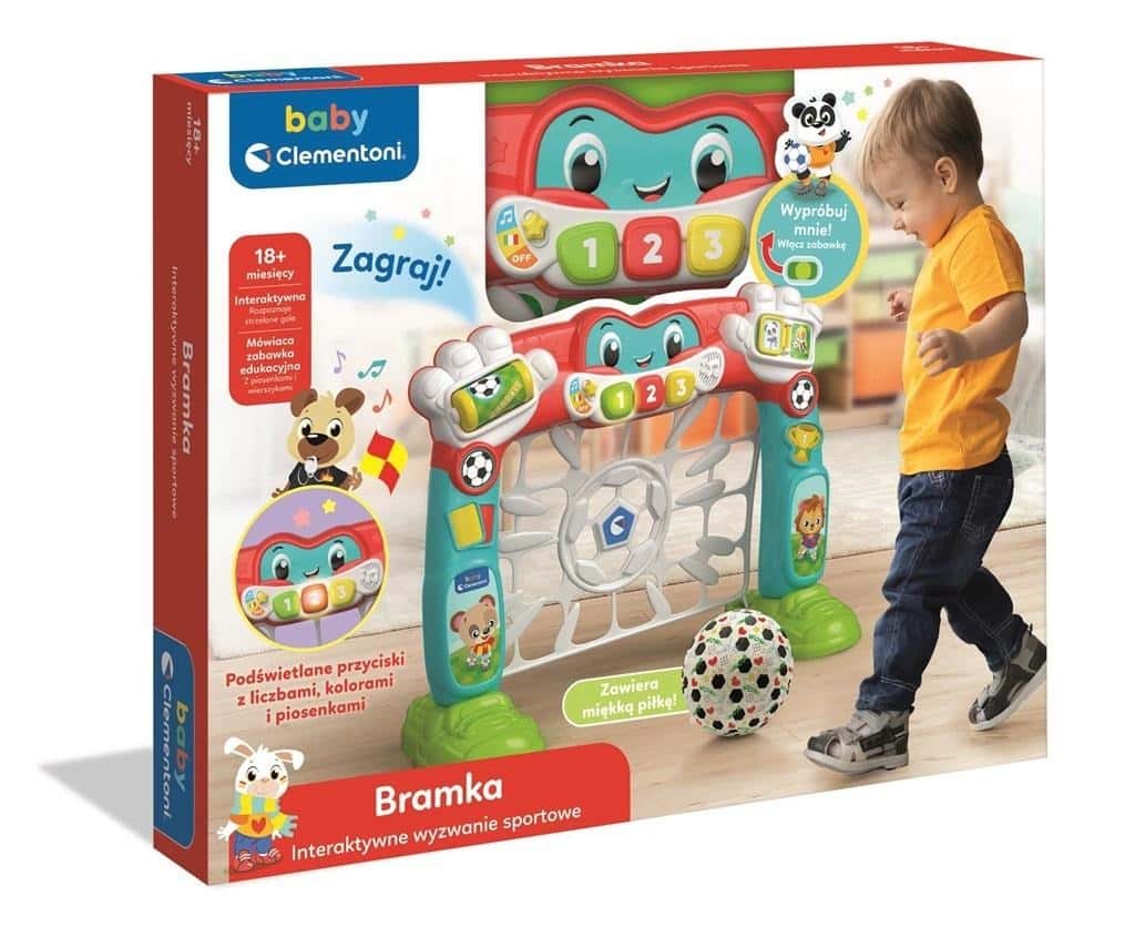 CLEMENTONI Interactive Football Goal - Fun and Development for Your Child