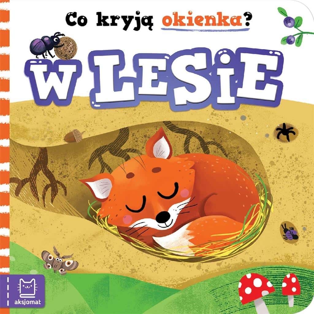Aksjomat In the Forest. What do the windows hide? - Interactive book for children