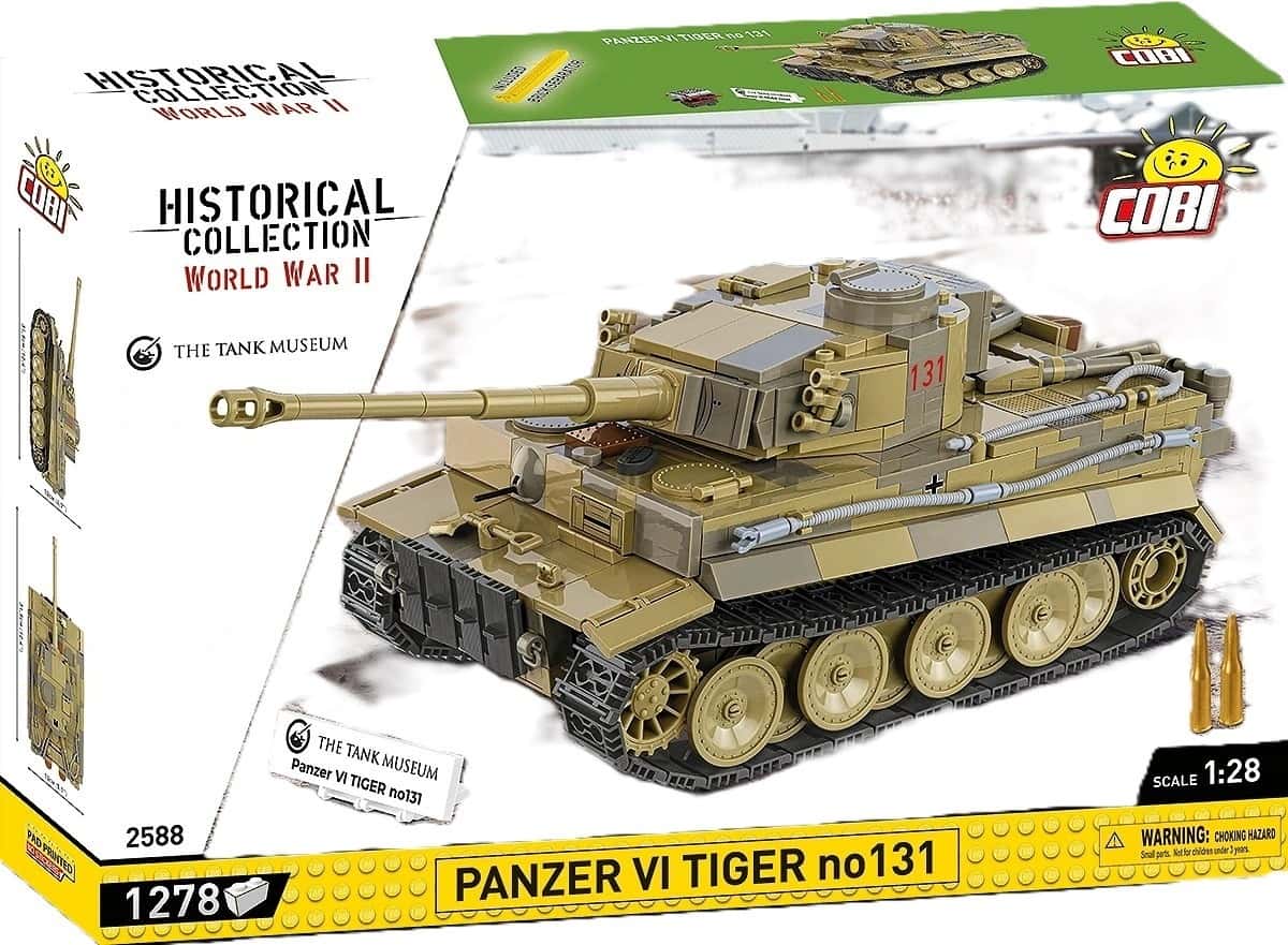 Cobi Construction Blocks Panzer VI Tiger 131 - Build the legendary tank!
