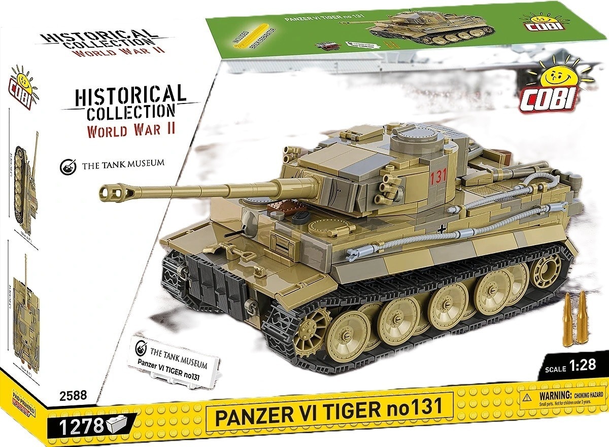 Cobi Construction Blocks Panzer VI Tiger 131 - Build the legendary tank!