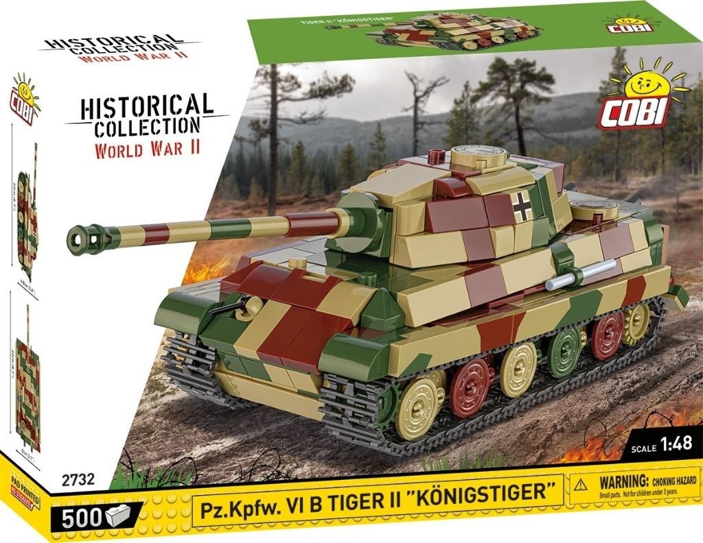 COBI Bricks Tank Pz.Kpfw.Vi B Tiger Ii Königstiger 500 pieces