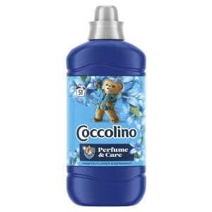 Coccolino Passion Flower & Bergamot Fabric Softener 1.275L - for soft fabrics