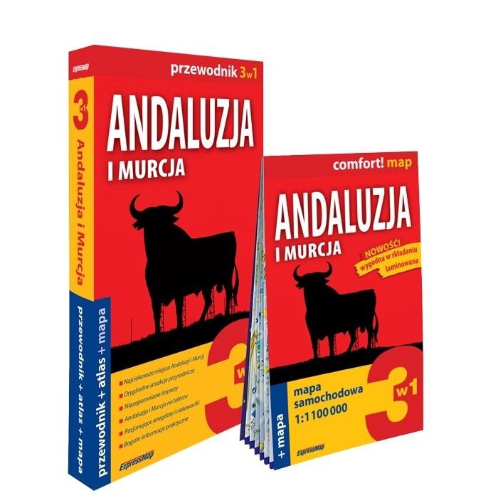 ExpressMap Andalusia and Murcia Travel Guide Set 3in1 2025