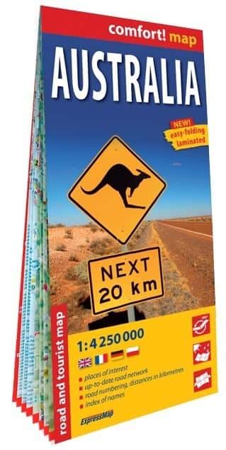 ExpressMap Australia - Road map 1:4 250 000 - ideal for travel
