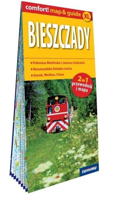 Comfort! map&guide Bieszczady 2in1 - Discover the beauty of Bieszczady with a guide!