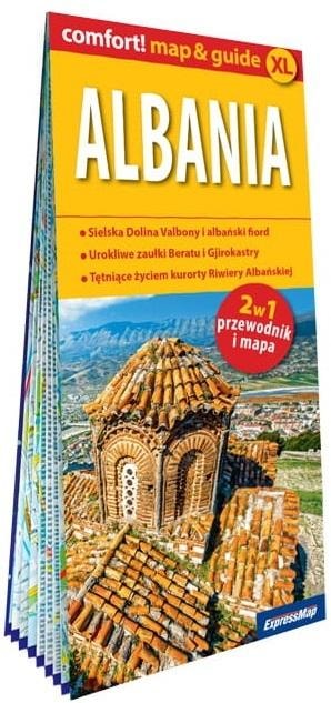 Comfort! map&guide XL Albania 2in1 - discover Albanian treasures