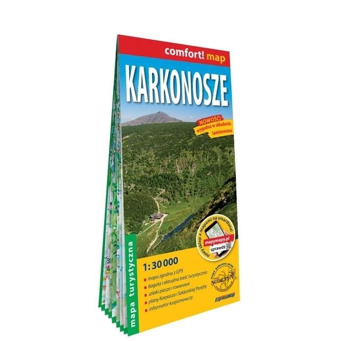 Comfort!map Karkonosze - Tourist Map 1:30 000 (2025 Edition)