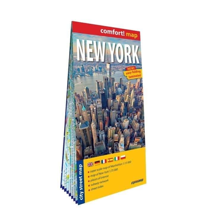 ExpressMap New York 2025 - laminated city map