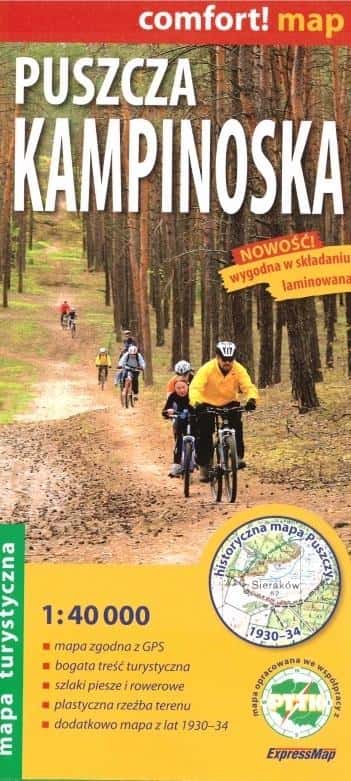 ExpressMap Kampinos National Park - Tourist map laminated 1:40 000
