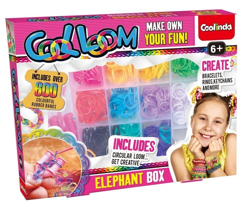 PAULINDA Cool Loom Elephant - Creative bracelet making kit