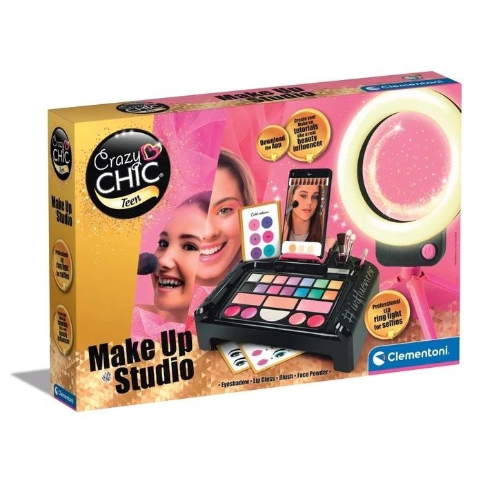 Clementoni Crazy Chic Studio Makeup - Makeup set for creative girls