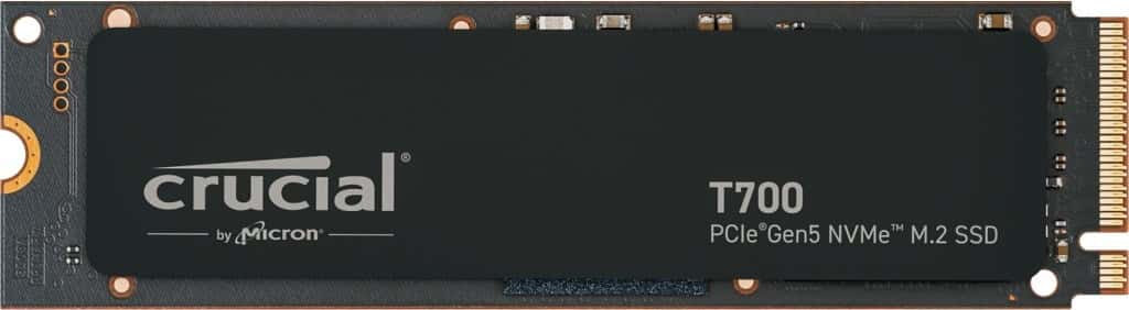 Crucial T700 4 TB - M.2 PCI Express 5.0 NVMe SSD - speed and reliability