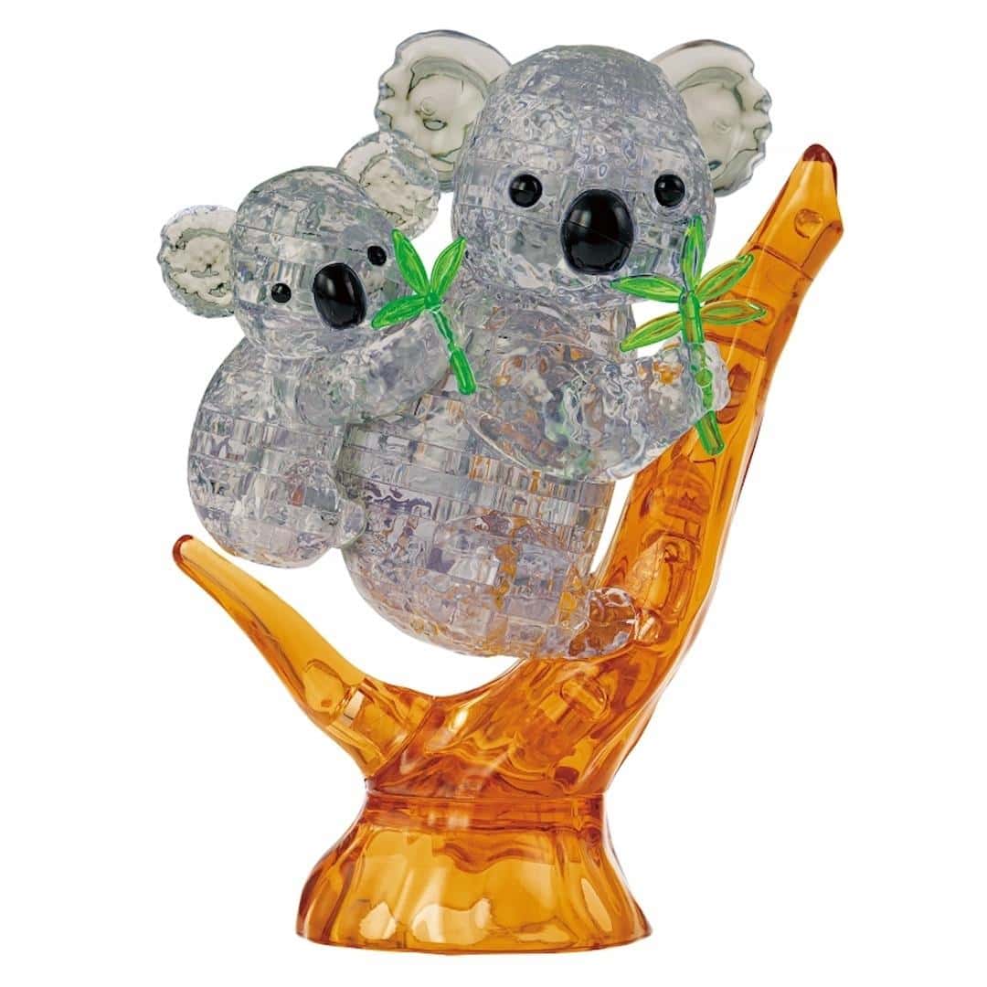 Crystal Puzzle Koala - 3D Puzzle with a cute pair of koalas