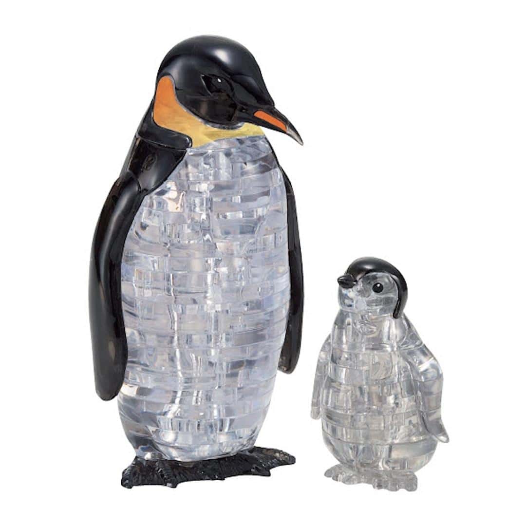 Crystal Puzzle Penguins - 3D Puzzle with a charming penguin pair