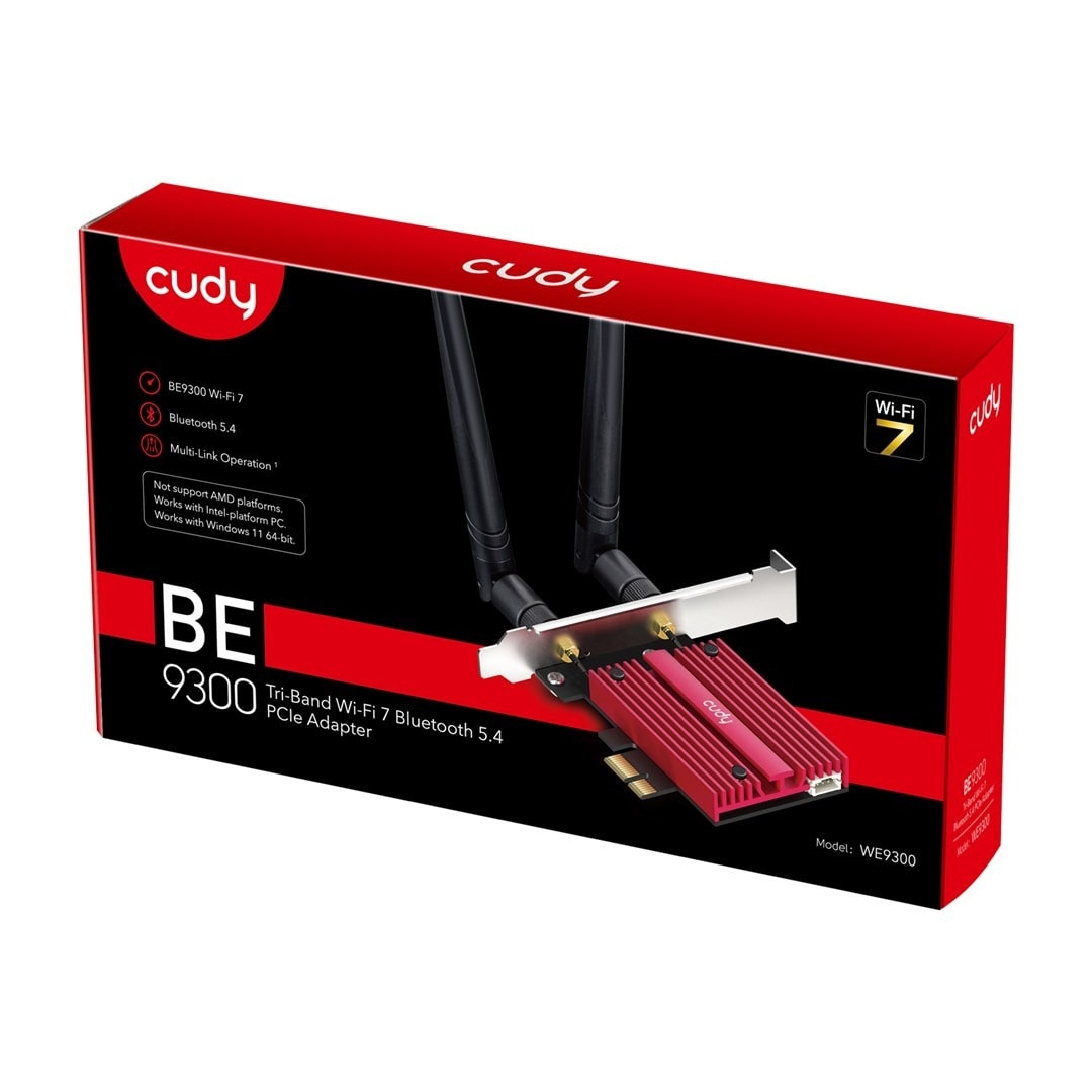 Cudy WE9300 Wi-Fi 7 Adapter with Bluetooth - fast and reliable