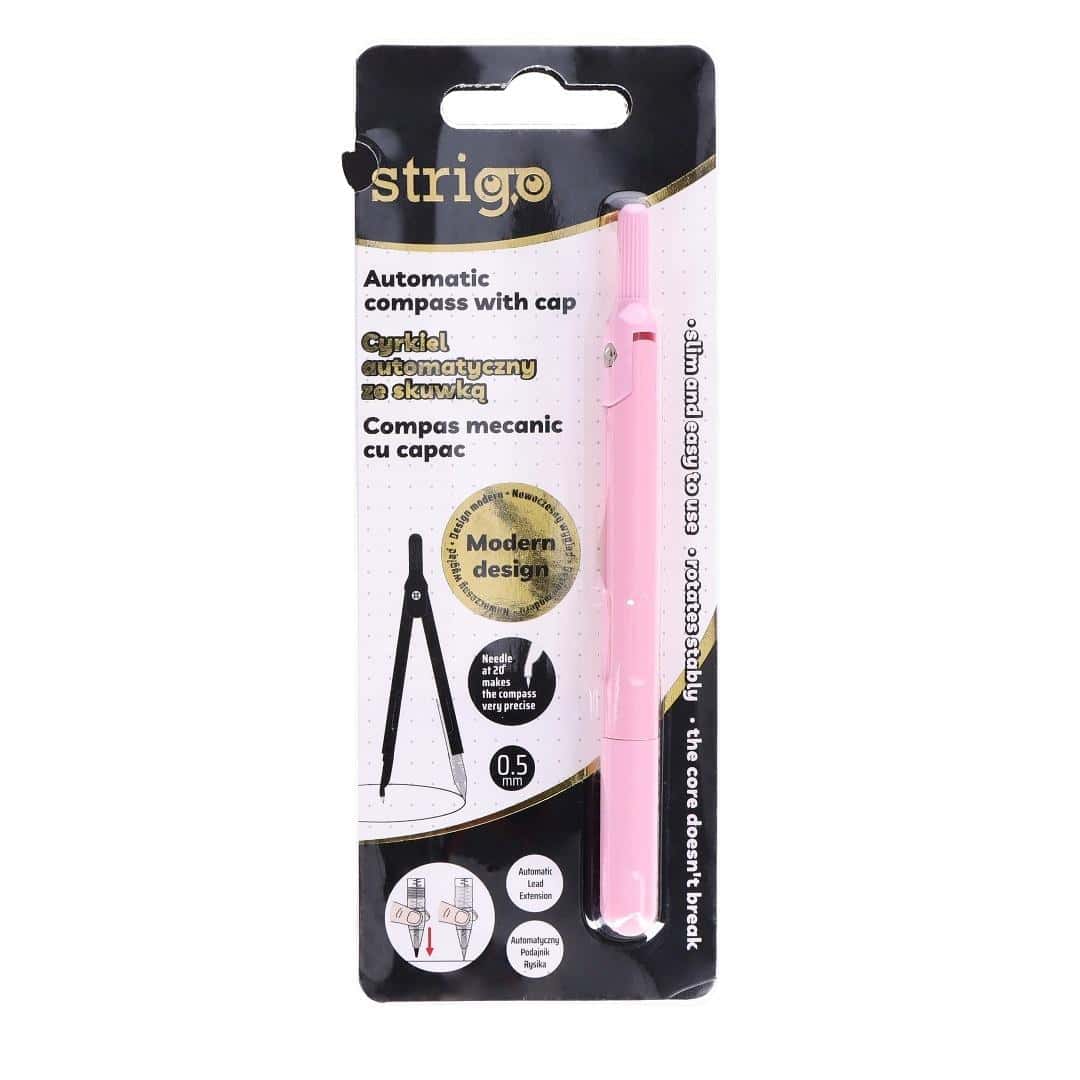 Strigo Automatic compass pink - precise tool for everyone