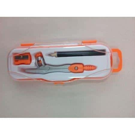 Penmate School Compass PC-102 - Metal, with Pencil, Sharpener