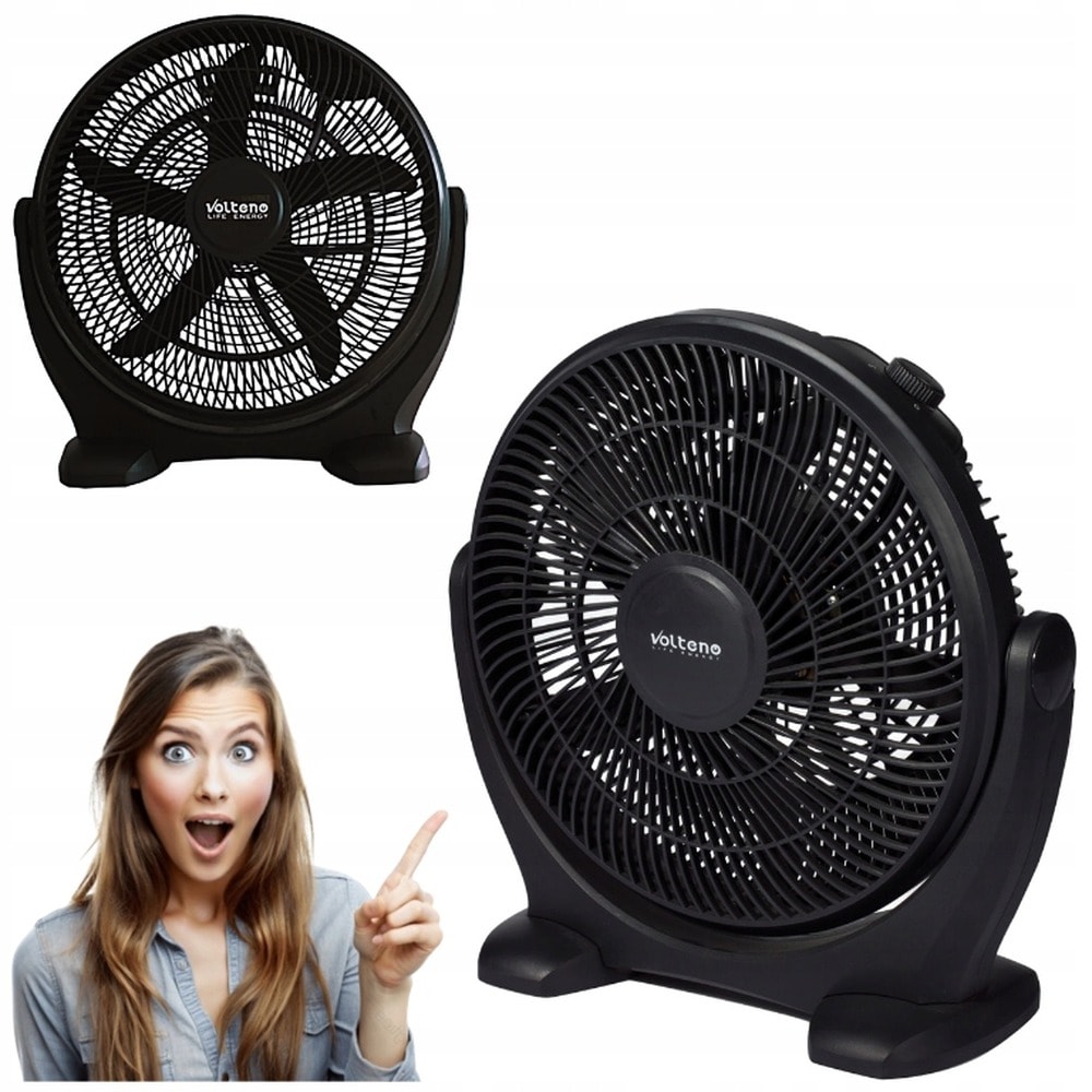65W black floor fan - perfect for hot days