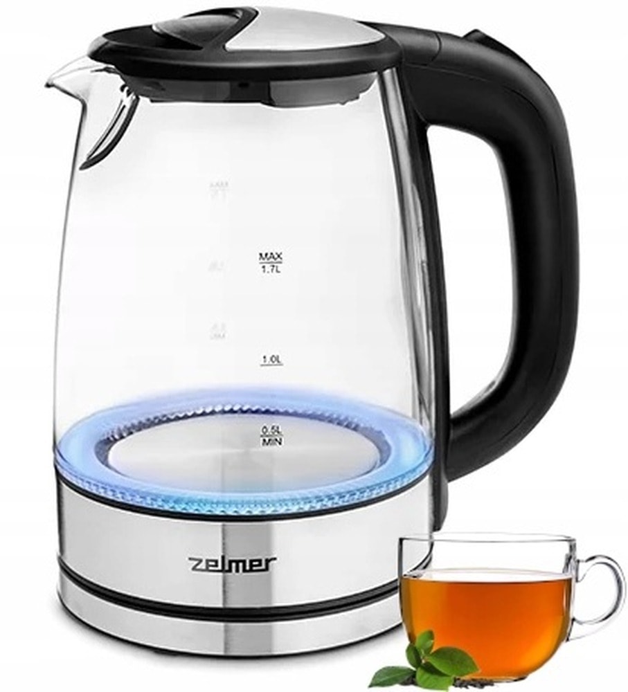 Zelmer Glass Electric Kettle ZCK8024 - 1.7L perfect for your kitchen