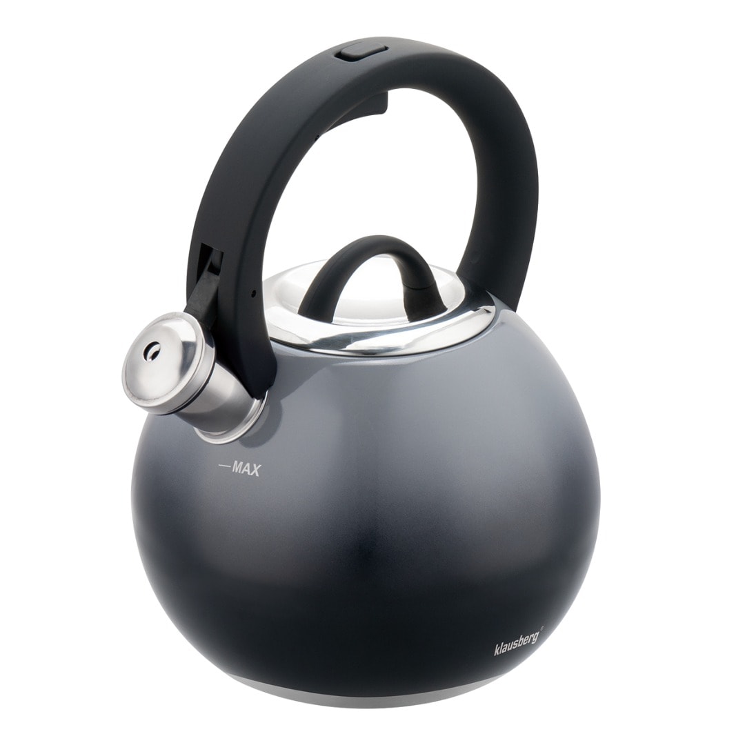 Klausberg Steel Kettle 3L Graphite Gloss KB-7955 - perfect for every kitchen