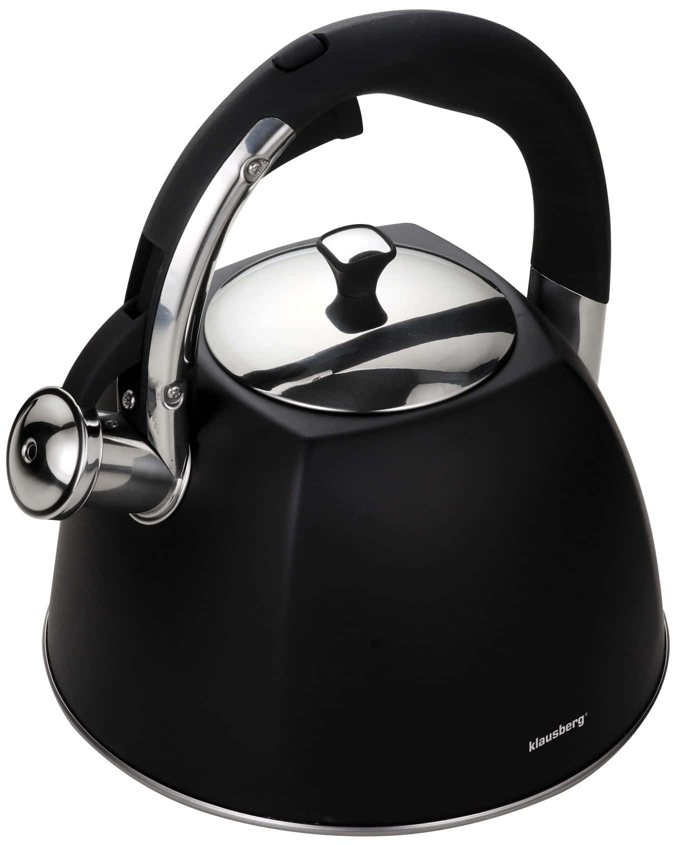 Klausberg Traditional Kettle 3l Black - Elegance in Your Kitchen